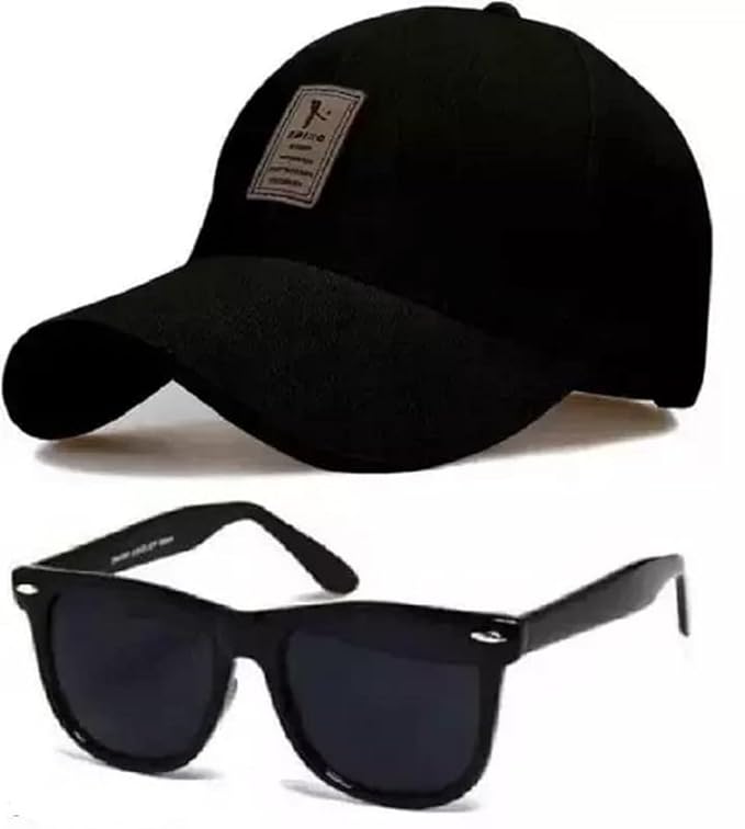 CAPITEUM Stylish Baseball Cap with Sunglasses