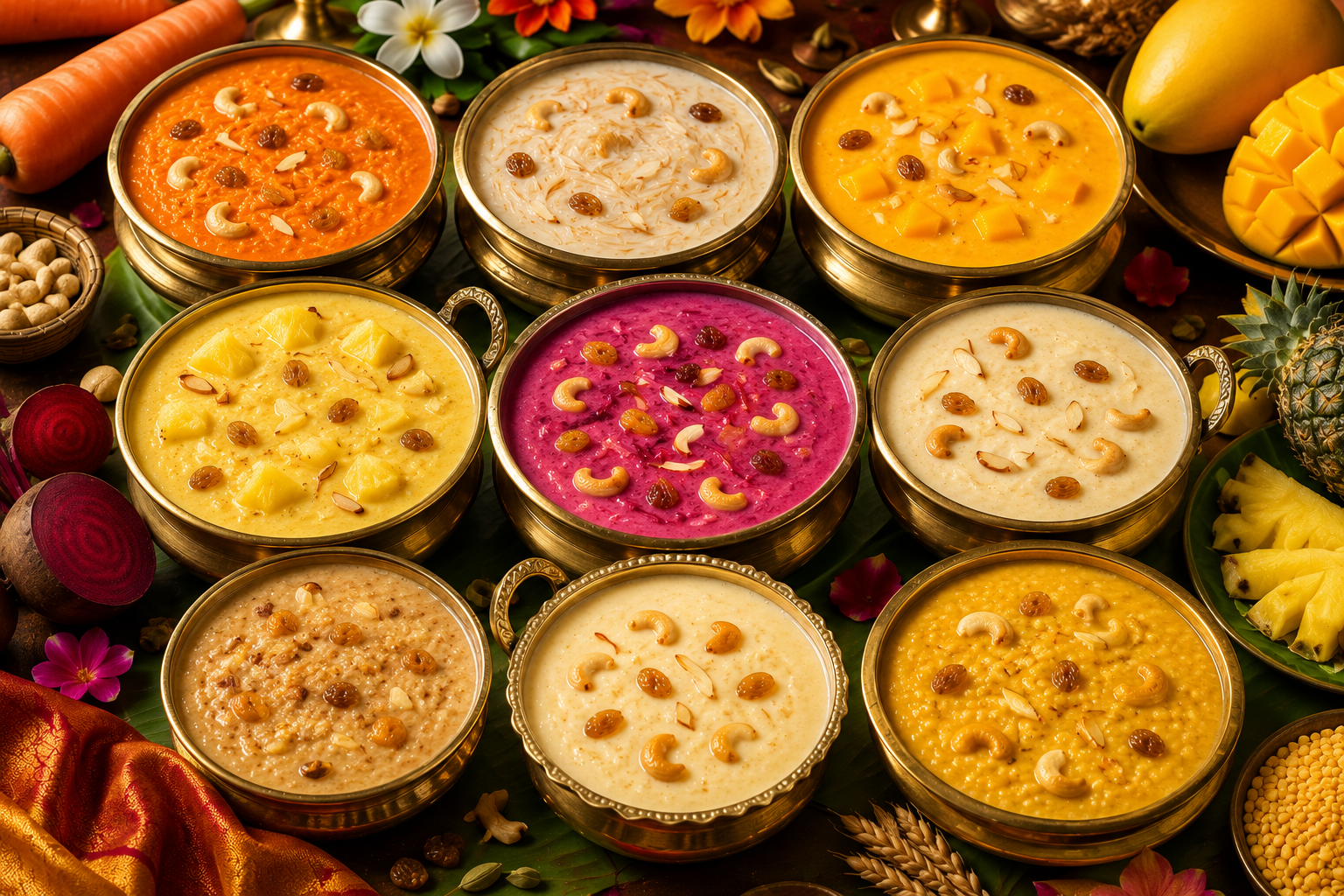 Different Types of Kerala Payasam