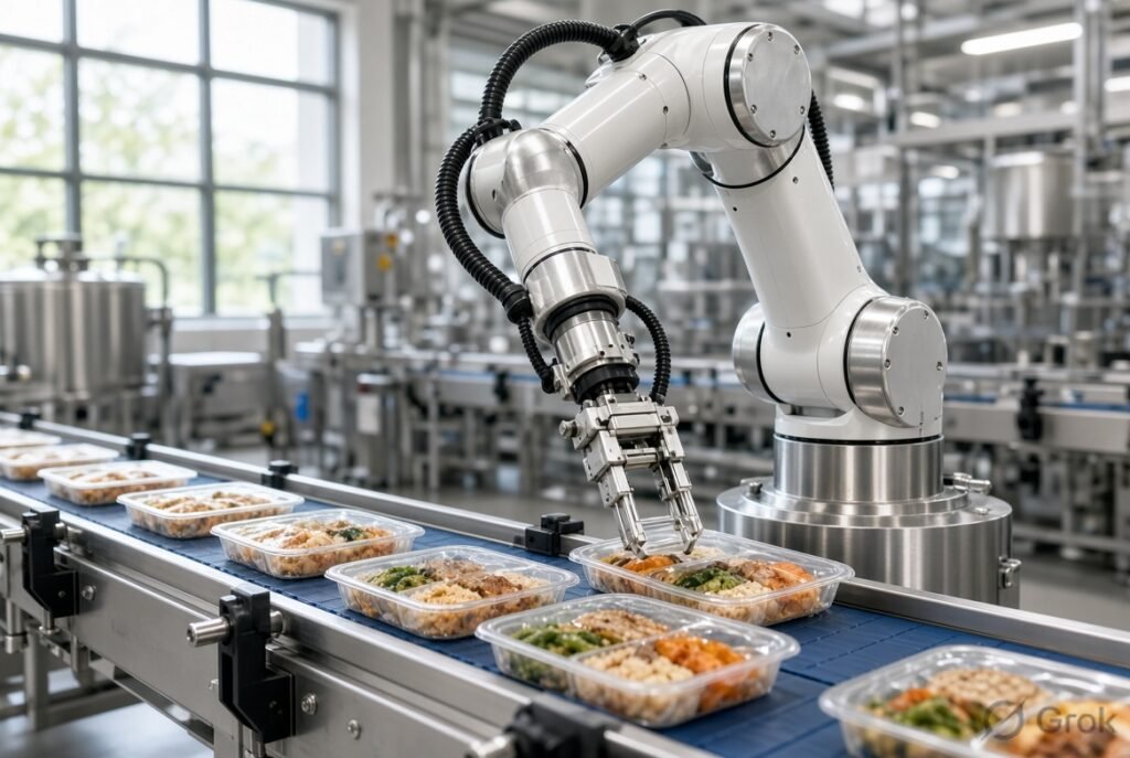 Robots in the Food Industry: Real-World Examples Already Transforming Production, Packaging, Cooking, and Service