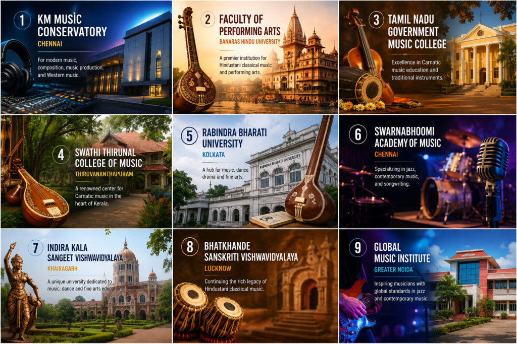 Best Music Institutions in India: A Complete Guide for Aspiring Musicians