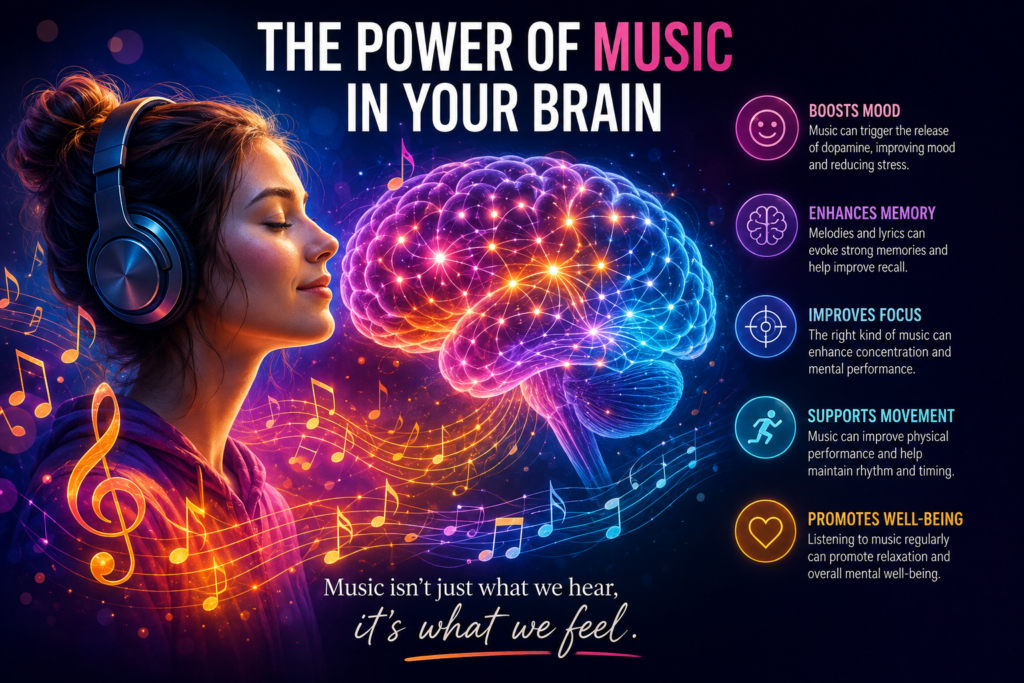 The Effect of Music on the Brain: How Sound Influences Mood, Memory and Mental Performance