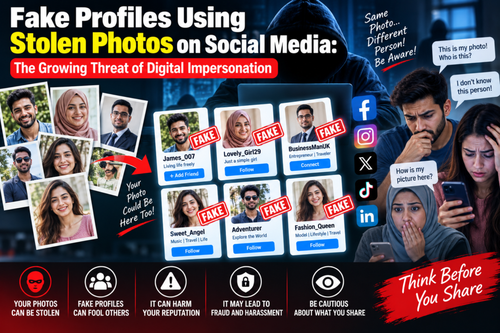 Fake Profiles Using Stolen Photos on Social Media: The Growing Threat of Digital Impersonation