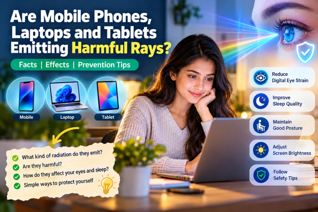 Are Mobile Phones, Laptops and Tablets Emitting Harmful Rays?   A Complete Guide to Screen Radiation
