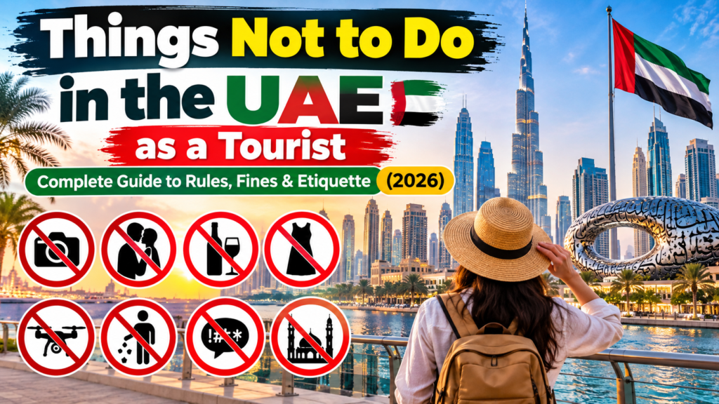 Things Not to Do in the UAE as a Tourist: Complete Guide to Rules, Fines & Etiquette (2026)