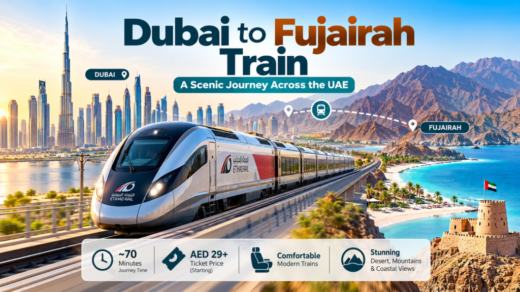 Dubai to Fujairah Train: Is It Open? Tickets, Timings & Travel Guide