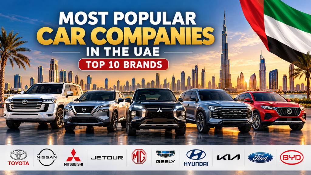 Most Popular Car Companies in the UAE: Top 10 Brands