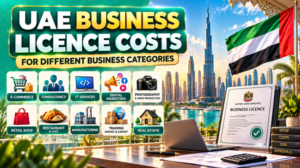 UAE Business Licence Costs in 2026: Prices for Different Business Categories